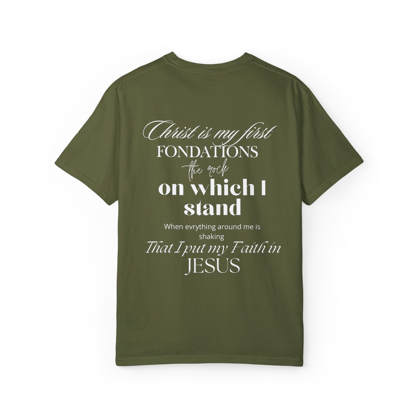 Unisex Garment-Dyed T-shirt My First foundation